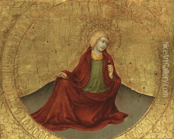 Saint John The Evangelist Oil Painting -  Sano di Pietro