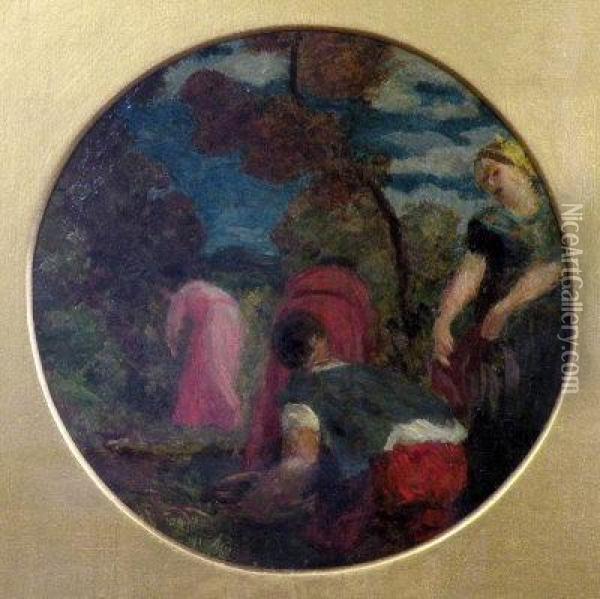 The Gleaners Oil Painting - Ignace Henri Jean Fantin-Latour