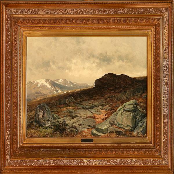Rocky Landscape Oil Painting - Philip Barlag