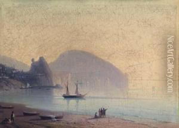 Morning Mists Over Ayu Dag Oil Painting - Ivan Konstantinovich Aivazovsky