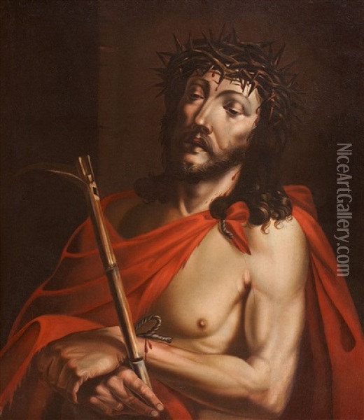 Man Of Sorrow Oil Painting -  Caravaggio