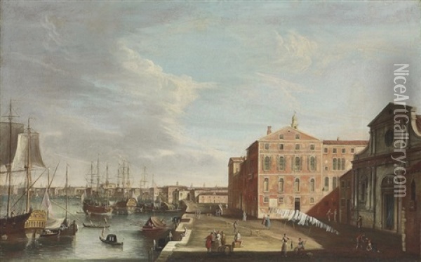 The Bacino Di San Marco, Venice Oil Painting -  Master of the Langmatt Foundation Views
