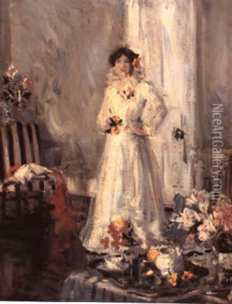 A Summer Bride Oil Painting - Francis Campbell Boileau Cadell