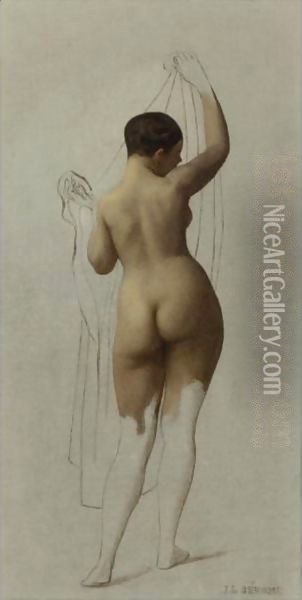 Nude (Queen Rodophe) Oil Painting - Jean-Leon Gerome