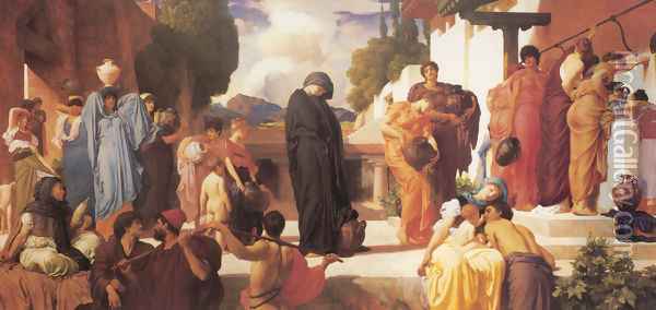 Captive Andromache Oil Painting - Lord Frederick Leighton