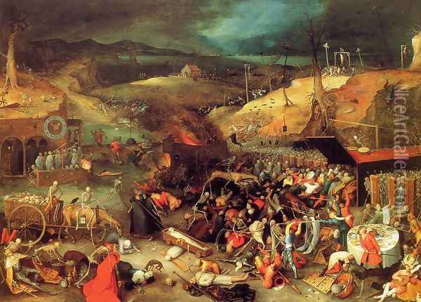 The Triumph of Death Oil Painting - Jan The Elder Brueghel