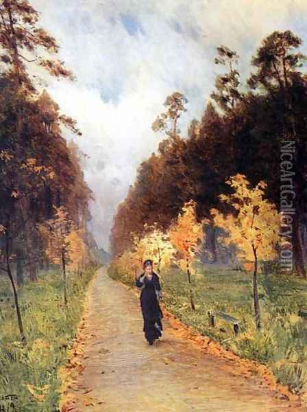 Autumn day. Sokolniki, 1879 Oil Painting - Isaak Ilyich Levitan
