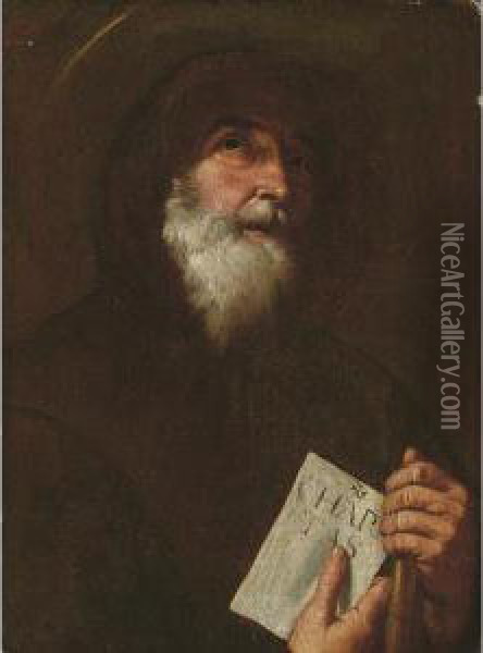 Francesco Di Paola Oil Painting - Michelangelo Merisi Da Caravaggio