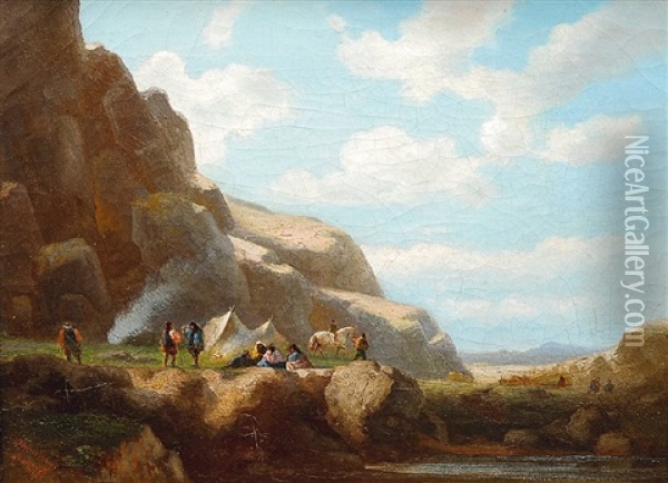 In Den Anden Oil Painting - Friedrich Ernst Wolperding