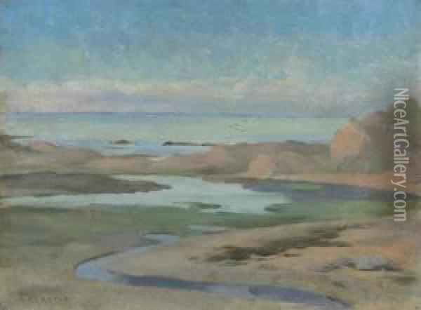 Provincetown Coast Oil Painting - Edwin Ambrose Webster
