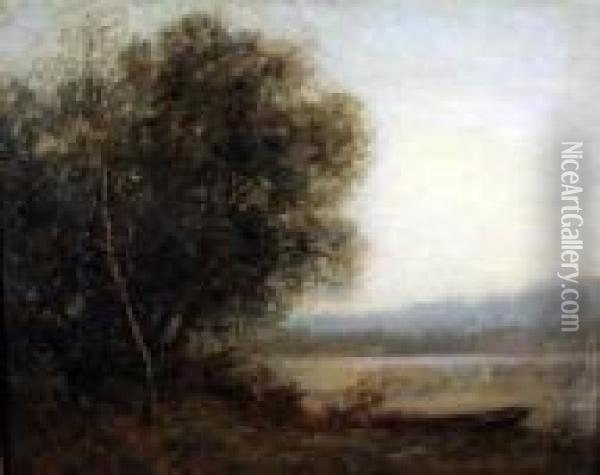 Paesaggio Oil Painting - Jean-Baptiste-Camille Corot