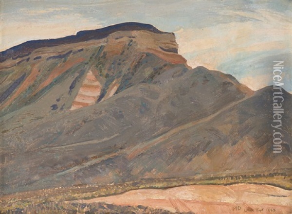 Lava Topped Ridge Oil Painting - Maynard Dixon