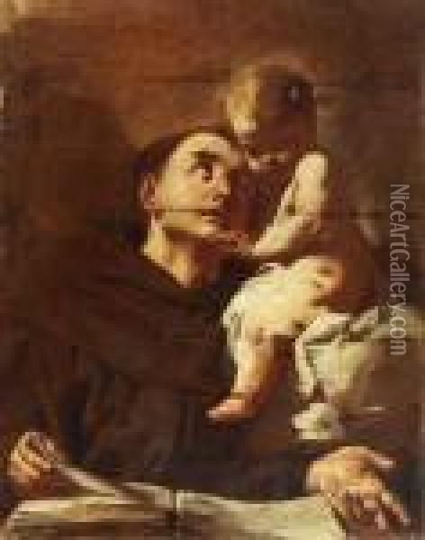 Der Heilige Antonius Oil Painting - Giovanni Battista Piazzetta