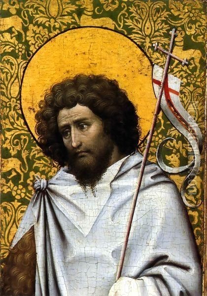 Saint John the Baptist Oil Painting - Robert Campin
