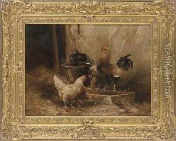 Ruler Of The Roost Oil Painting - Charles Augustus Henry Lutyens