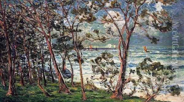 The Shore at Duarnenez Oil Painting - Maxime Maufra