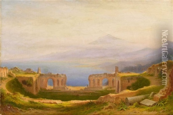 Taormina Oil Painting - Carl Morgenstern