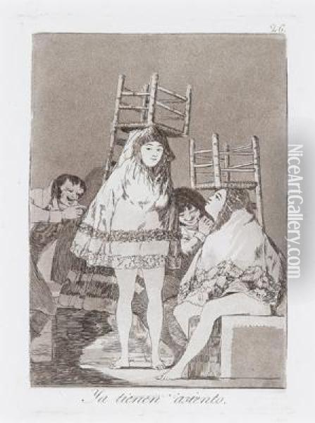 Sie Haben Schon Einen Sitz Oil Painting - Francisco De Goya y Lucientes