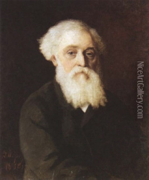 Portrait Of A Gentleman Oil Painting - Vasili Grigorevich Perov