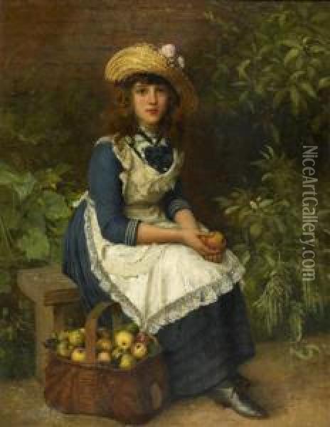 The Apple Harvest Oil Painting - William Oliver