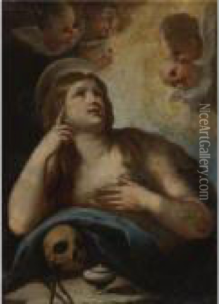 Mary Magdalene Oil Painting - Luca Giordano