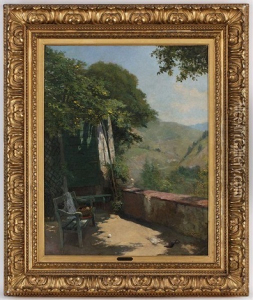 La Pelotte Oil Painting - Francois Adolphe Grison