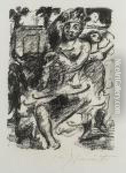 Saul Und David Oil Painting - Lovis (Franz Heinrich Louis) Corinth