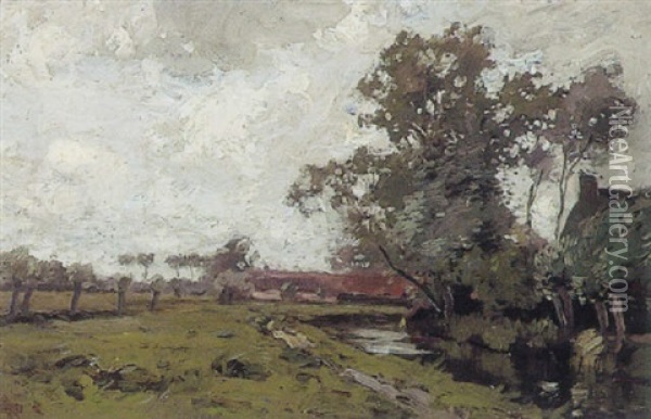 French Landscape Oil Painting - Henry Ward Ranger