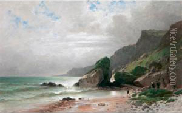 Villers Sur Mer (normandie) Oil Painting - Gustave Castan