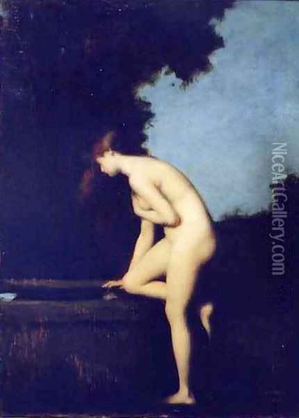 The Fountain Oil Painting - Jean-Jacques Henner