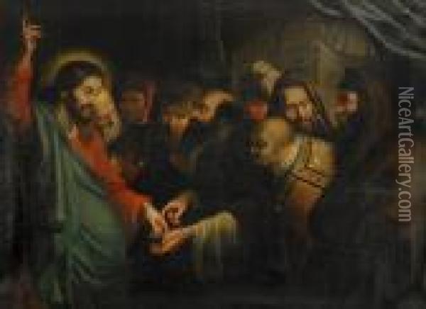 Skattepenningen Oil Painting - Peter Paul Rubens