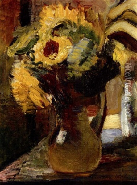 Le Bouquet De Soleils Oil Painting - Henri Matisse