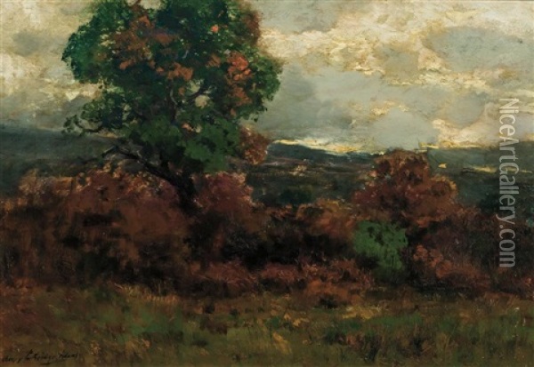 Landscape Oil Painting - Charles Partridge Adams