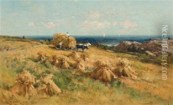 Near Newport Oil Painting - George Henry Smillie