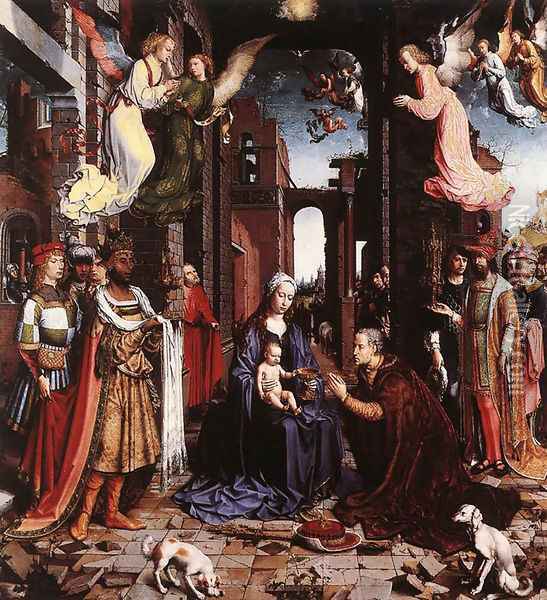 The Adoration of the Kings 1500-15 Oil Painting - Jan Mabuse