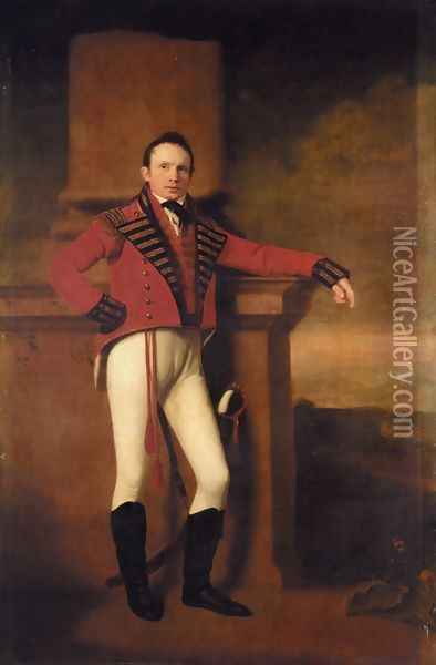 Portrait of Captain Robert Dudgeon Oil Painting - George C. Watson