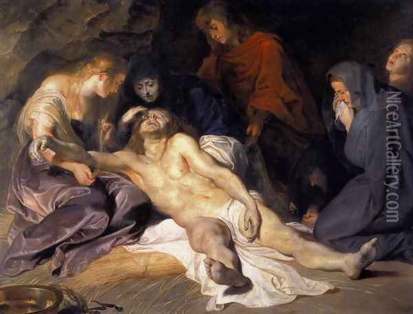 The Lamentation 1614 Oil Painting - Peter Paul Rubens