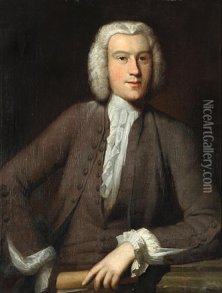 Portrait Of A Gentleman Oil Painting - Adriaen Carpentiers