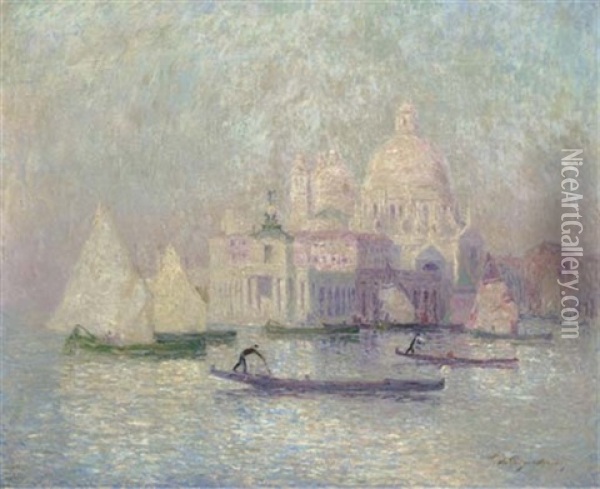 Venice Oil Painting - Ferdinand du Puigaudeau