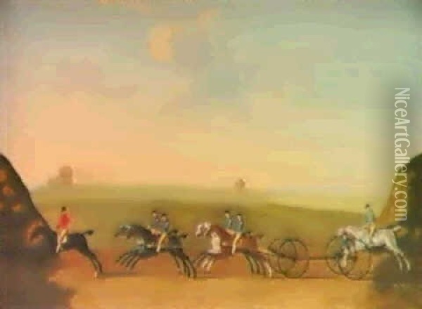 The Great Carriage Match Oil Painting - Thomas Butler