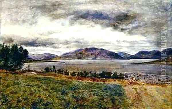 Loch Strivan Oil Painting - William Davis