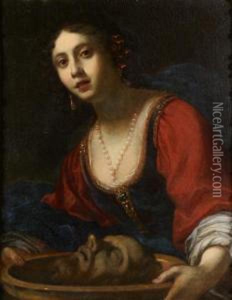 Salome Oil Painting - Cesare Dandini