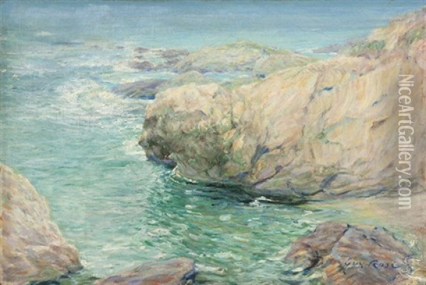 Monterey, Calif. Oil Painting - Guy Rose