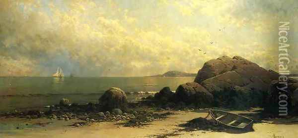 Low Tide, Southhead, Grand Manan Island 2 Oil Painting - Alfred Thompson Bricher