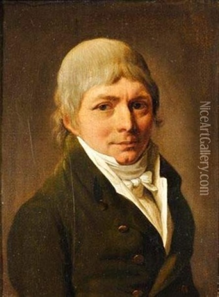 Portrait De J.l.b. Dietchegoyen Oil Painting - Louis Leopold Boilly