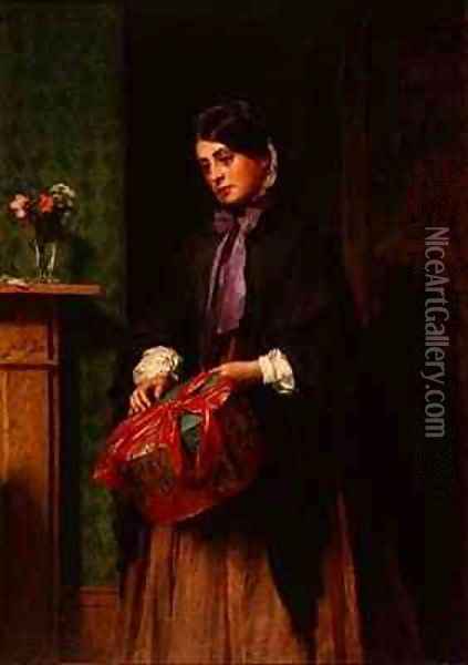 Kate Nickleby Oil Painting - Thomas Faed