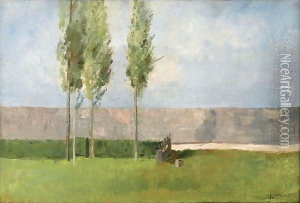 Le Pre Oil Painting - Odilon Redon
