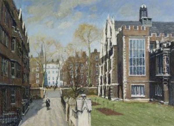 The Inns Of Court; Lincoln's Inn, Middle Temple, Inner Temple Andgray's Inn Oil Painting - Robert, Captain Richardson