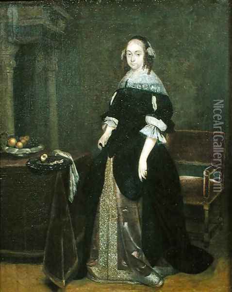 Portrait of a Woman Oil Painting - Gerard Terborch
