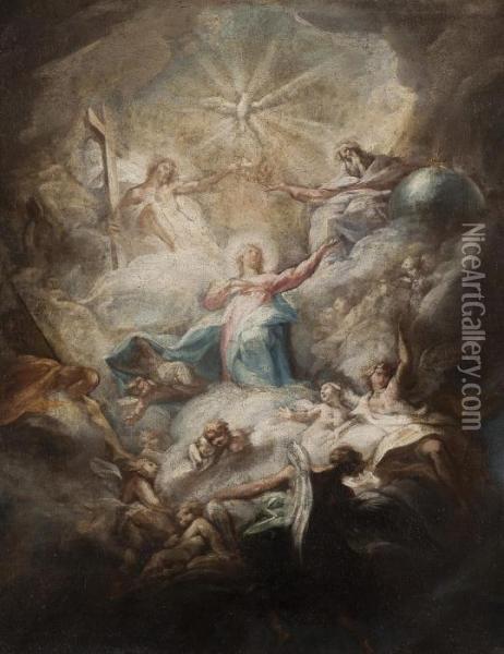 Ascensione Della Vergine Oil Painting - Carlo Innocenzo Carloni